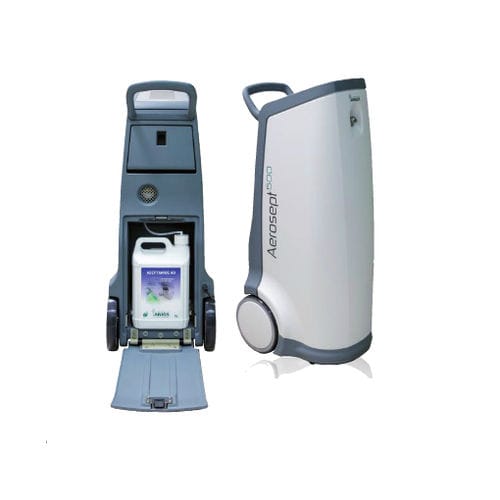 Sistema de desinfección por pulverización seca - AEROSEPT 500 - ANIOS Laboratoires  - móvil / automático / con pantalla táctil