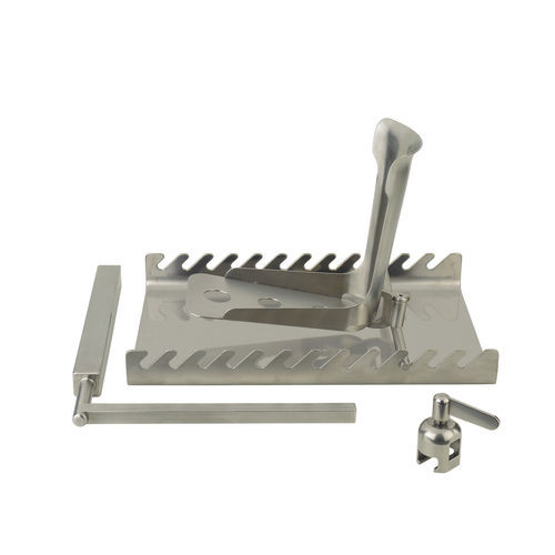 Soporte para piernas para mesa de operaciones - 6105 - Ansabere Surgical - de acero inoxidable