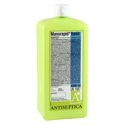 Solución hidroalcohólica 500 ml - MANORAPID® BASIC - ANTISEPTICA - 1.000 ml / 150 ml