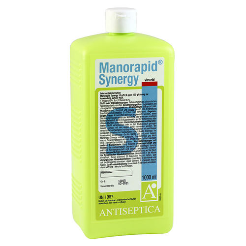 Solución hidroalcohólica 500 ml - MANORAPID® SYNERGY - ANTISEPTICA - 1.000 ml / 150 ml
