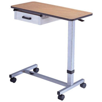 Mesa de cama con ruedas - APC-10218 - Apex Health Care - de altura regulable