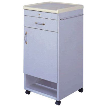 Mesa de cabecera con ruedas - APC-8036 - Apex Health Care - con cajones / con armario