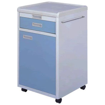 Mesa de cabecera con ruedas - APC-8038 - Apex Health Care - con cajones / con armario