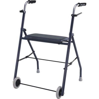 Andador con 2 ruedas - APC-30120 - Apex Health Care - de altura variable / con asiento
