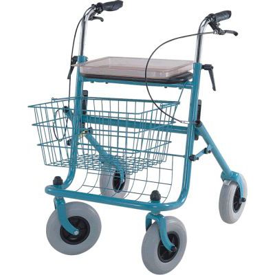 Andador con ruedas con 4 ruedas - APC-30145 - Apex Health Care - con canasta / con asiento / de altura regulable