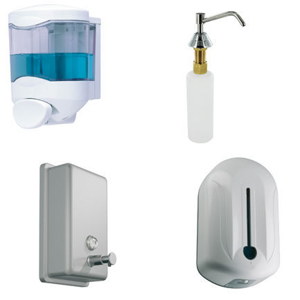 Dispensador de jabón - LMDSA - ARCANIA DEPARTMENT SOFINOR - de acero inoxidable