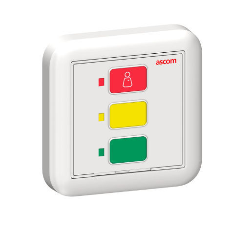 Sistema de alarma botones de pánico - teleCARE - Ascom - para centro sanitario