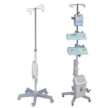 Portasueros con ruedas - AS  - Ascor - 4 ganchos / de acero inoxidable