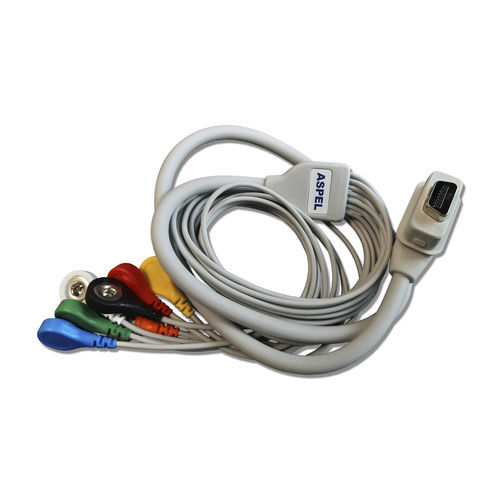 Cable de ECG para Holter cardíaco - KRH-703 v.422 - ASPEL  - 7 derivaciones