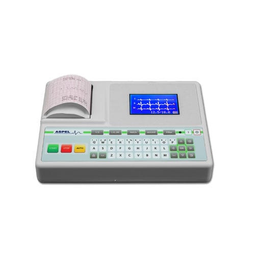 Electrocardiógrafo para diagnóstico en reposo - MINT v.07.102  - ASPEL  - 3 canales / 1 canal / digital