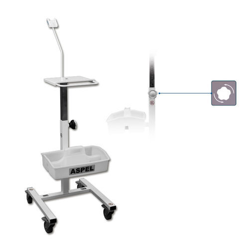 Carro médico - WB-5 v.005 - ASPEL  - para ECG / para transporte / con canasta
