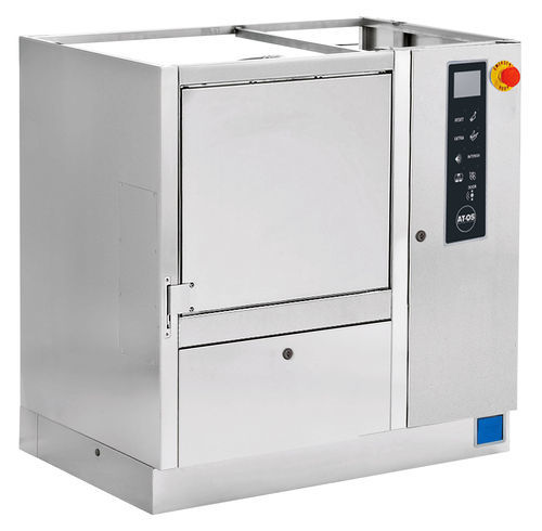 Lavadora desinfectadora de cuñas - AF2.90AG - AT-OS   - de pie / con generador de vapor / con puerta automática