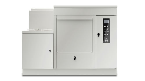 Lavadora desinfectadora de cuñas - AF2.135L - AT-OS - de pie / con generador de vapor / con bomba de dosificación de descalcificación del agua
