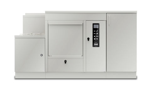 Lavadora desinfectadora de cuñas - AF2.180B - AT-OS - de pie / con generador de vapor / con bomba de dosificación de descalcificación del agua