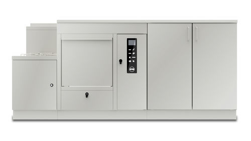 Lavadora desinfectadora de cuñas - AF2.225L - AT-OS - de pie / con generador de vapor / con bomba de dosificación de descalcificación del agua
