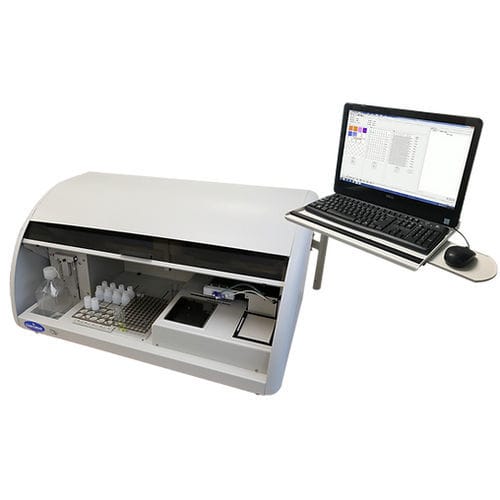Brazo de soporte articulado - ChemWell - Awareness Technology - para ordenador portátil / médico / de mesa