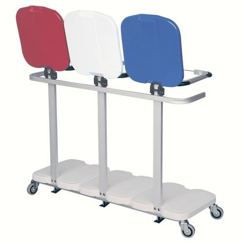 Carro para bolsas para ropa sucia - 3800 MA - Alvi - médico / de transporte / 3 bolsas