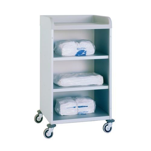 Carro para bolsas para ropa limpia - 3950/2 CR - Alvi - médico / de transporte / 3 estantes