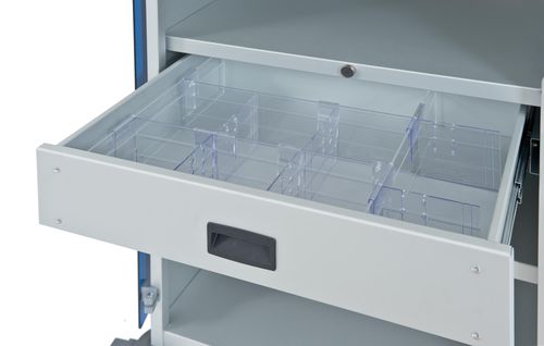 Cajón médico - CS4000 - Alvi - para carro / en riel