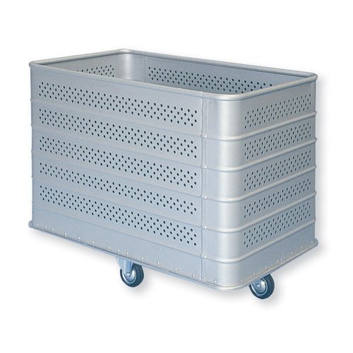 Carro para bolsas para ropa sucia - BA 20 F 1-2-1 - Alvi - médico / de transporte / con compartimento grande