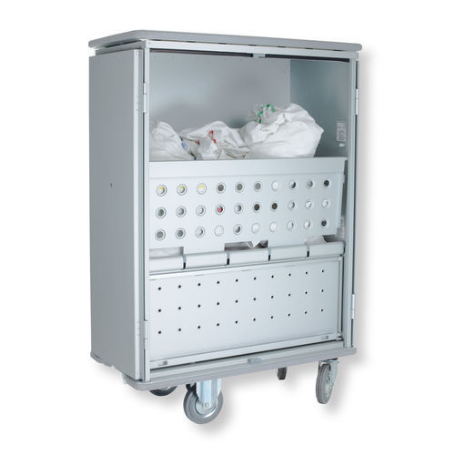 Carro para bolsas para ropa sucia - 1570 CR - Alvi - para ropa limpia / médico / de transporte