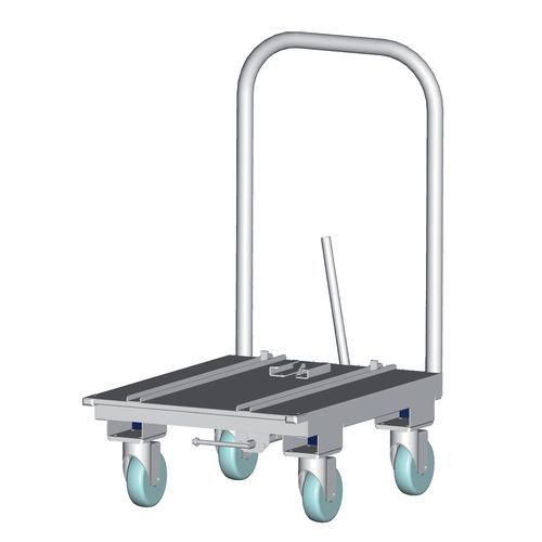 Carro médico - SY 5010/1 - Alvi - de uso general / para transporte / de acero inoxidable