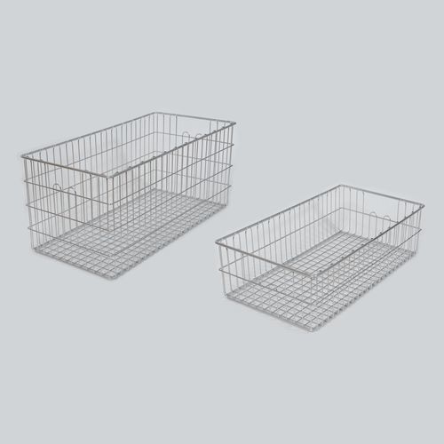 Recipiente de esterilización para instrumental - BLSFL-DIN - Alvi - perforado / de acero inoxidable / enrejado