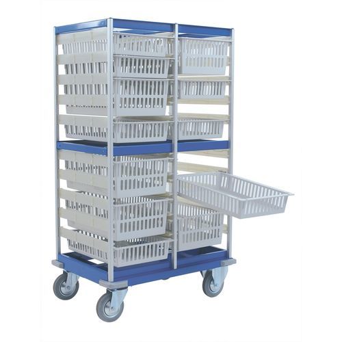 Carro de uso general - 3425 QR - Alvi - para transporte / con canasta / estructura abierta