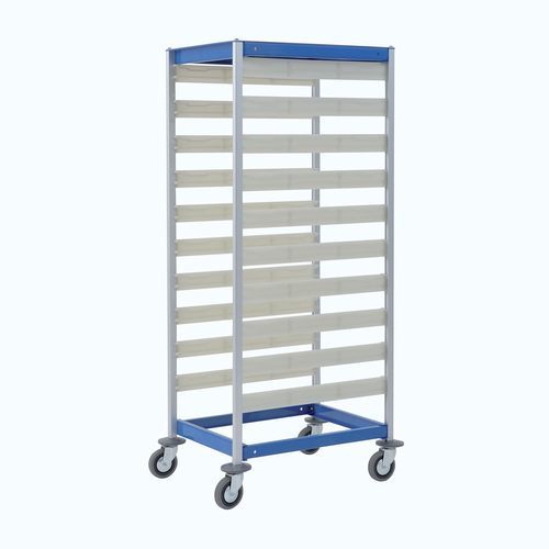 Carro médico - 3430 QR - Alvi - para contenedores de esterilización / para transporte / estructura abierta