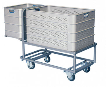 Carro para bolsas médico - 1275 CR - Alvi - de transporte / con puerta