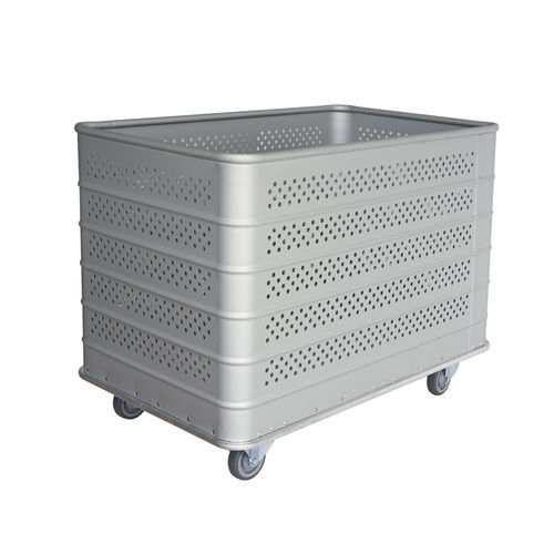 Carro para bolsas para ropa sucia - BA 20 F 2+2 - Alvi - médico / de transporte / con compartimento grande