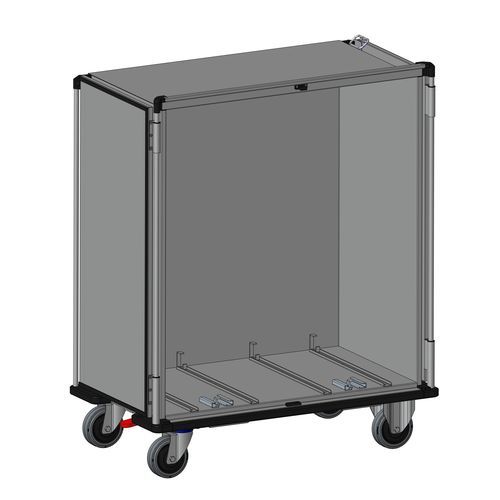 Carro de uso general - SY 8000 4B - Alvi - para transporte / de acero inoxidable / de plástico