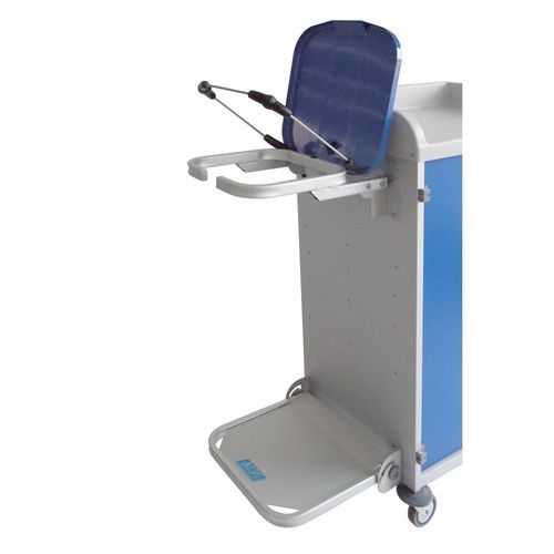 Soporte para bolsas de basura - XA3950/3881 - Alvi - con ruedas / de acero inoxidable / de retención