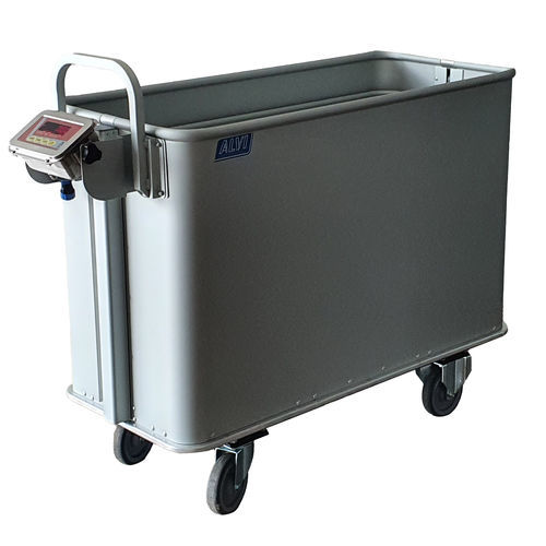Carro médico - 680/30 CR - Alvi - para transporte / para escayola / de acero inoxidable