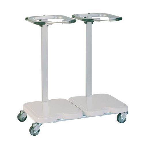 Carro para bolsas para ropa sucia - 3835 CR  - Alvi - médico / de transporte / 2 bolsas
