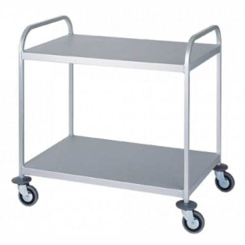Carro médico - 3500 CR - Alvi - de uso general / para transporte / 2 estantes