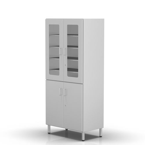 Armario de hospital - 2-269 - ALVO Medical - con estante / con puerta / de acero inoxidable