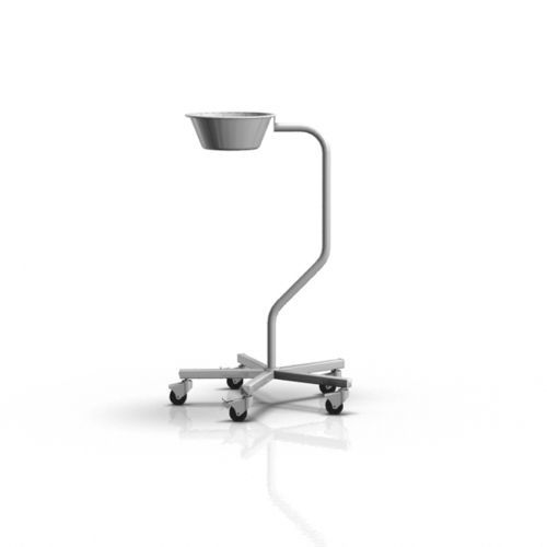 Portacuencos con ruedas - 2-031 - ALVO Medical - de acero inoxidable