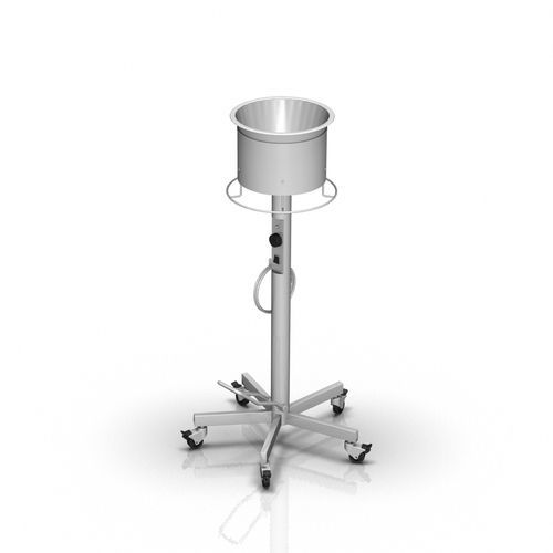 Portacuencos con ruedas - 2-033-1 - ALVO Medical - de acero inoxidable / con calefacción
