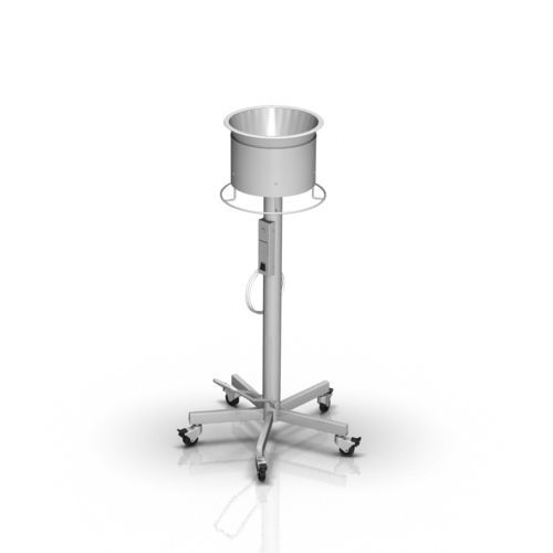 Portacuencos con ruedas - 2-033-2 - ALVO Medical - de acero inoxidable / con calefacción