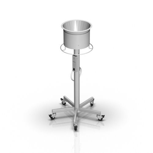 Portacuencos con ruedas - 2-033-4 - ALVO Medical - de acero inoxidable / con calefacción