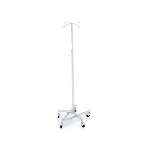 Portasueros con ruedas - 2-020 - ALVO Medical - 4 ganchos / 2 ganchos / de acero inoxidable