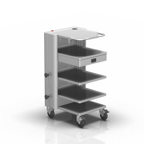 Carro médico - 2-572 - ALVO Medical - para dispositivos médicos / para transporte / de aluminio
