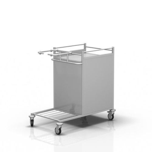 Carro para bolsas para ropa limpia - 2-110 - ALVO Medical - para ropa sucia / médico / con estante
