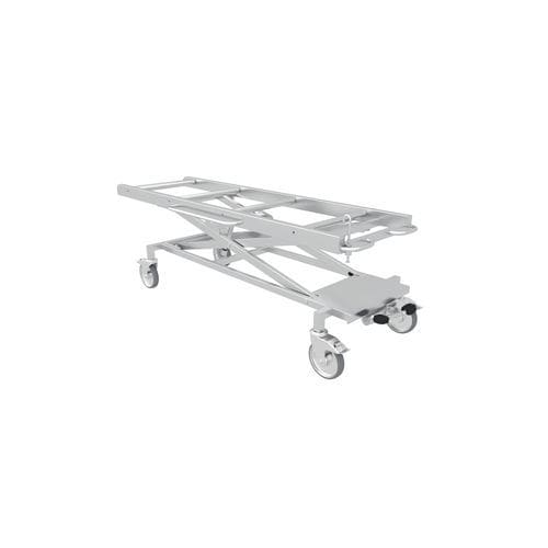 Carro para traslado de cadáveres de transferencia - N1-102-1 - ALVO Medical - de transporte / hidráulico / de acero inoxidable