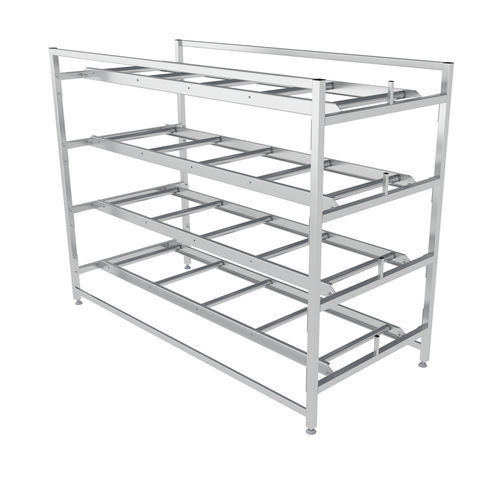 Estantería 4 estantes - N2-703 - ALVO Medical - mortuoria / de acero inoxidable