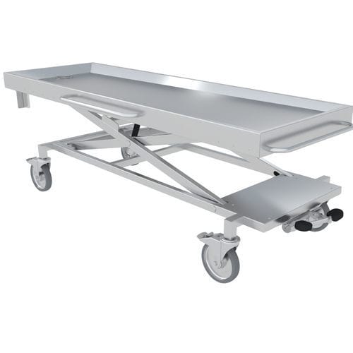 Mesa de lavado de cadáveres - N3-102-1 - ALVO Medical - rectangular / de altura regulable / móvil