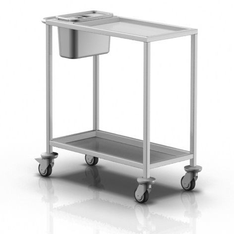 Carro médico - 2-016 - ALVO Medical - para instrumental / multifunción / de acero inoxidable