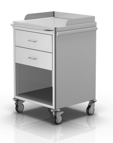 Carro de anestesia - 2-345 - ALVO Medical - para catéteres / para transporte / de acero inoxidable
