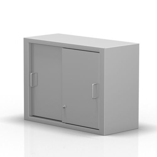 Armario de hospital - 2-287 - ALVO Medical - con estante / con puerta corredera / de acero inoxidable